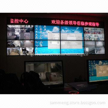 42-inch LCD Video Wall, RS232 RJ45 TV Wall Screen DID/Supports 1,920 x 1,080 Resolution/22mm Bezels